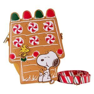 Peanuts Snoopy Gingerbread House Scented Crossbody Bag
